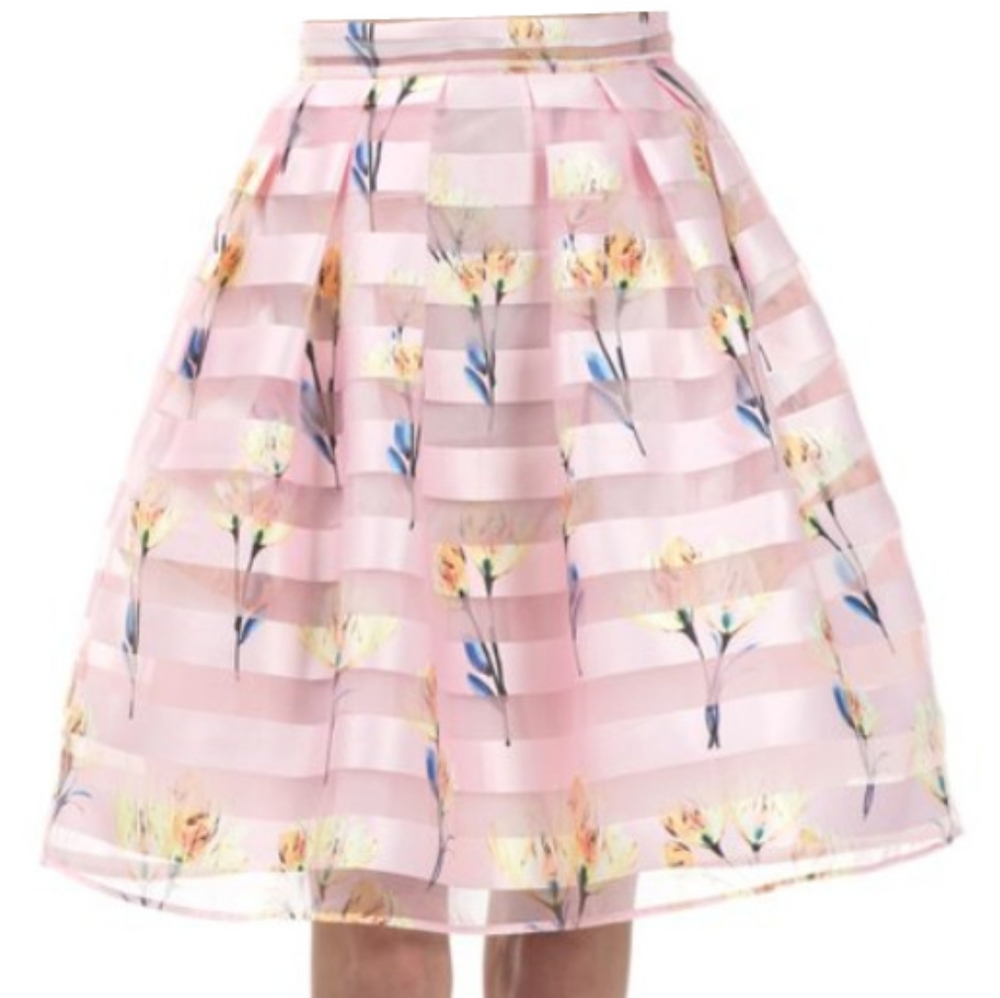 🎈ORGANZA MIDI SKIRT!🎈